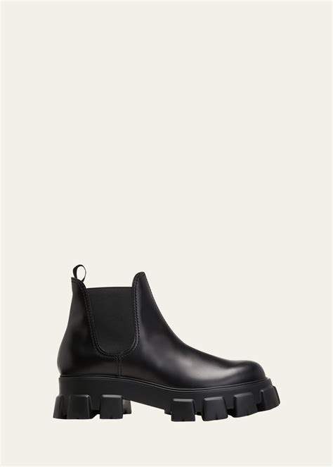 prada chelsea mens|prada monolith boots men's.